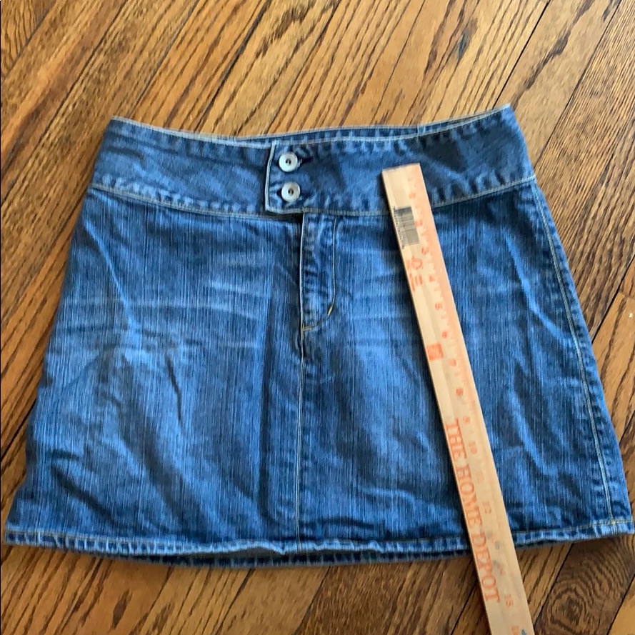 Paper Denim And Cloth Denim Jean Skirt